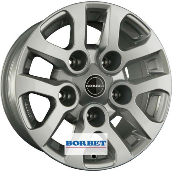 Borbet LD farba: strieborny