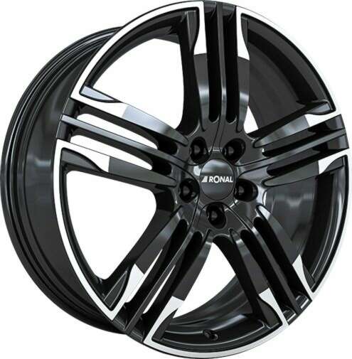 Ronal R58 MCR farba: JETBLACK-WHITE RIM
