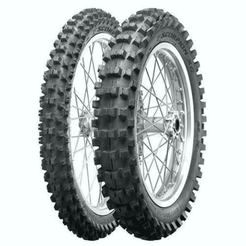 Négyévszakos motorkerékpár gumik 110/100R18 64M Pirelli SCORPION XC MID SOFT