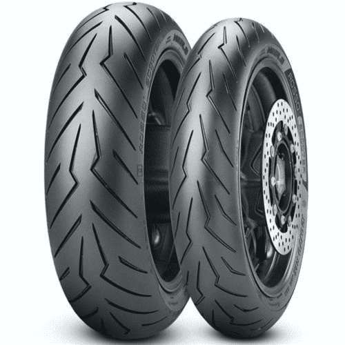 Négyévszakos motorkerékpár gumik 120/80R14 58S Pirelli DIABLO ROSSO SCOOTER