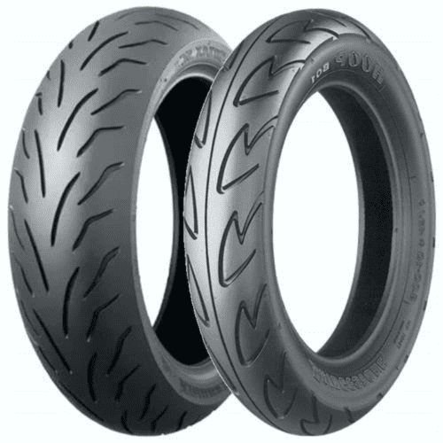 Négyévszakos motorkerékpár gumik 90/90R10 50/50J Bridgestone HOOP B01